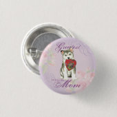 Alaskan Malemute Heart Mama Button (Vorne & Hinten)