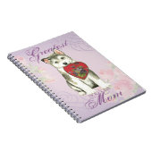 Alaskan Malemute Heart Mama Notizblock (Rechte Seite)