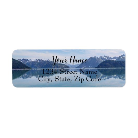 Alaskan Mountain Range Address Labels (Vorne)