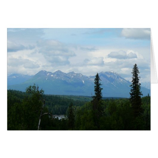 Alaskan Mountain Range Panorama Fotografie (Vorderseite (Horizontal))
