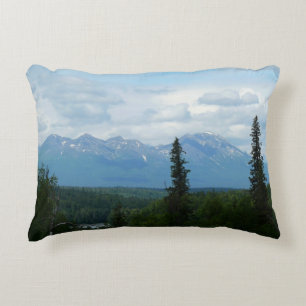 Alaskan Mountain Range Panorama Fotografie Dekokissen