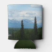 Alaskan Mountain Range Panorama Fotografie Dosenkühler (Rückseite)