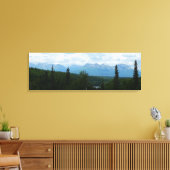 Alaskan Mountain Range Panorama Fotografie Leinwanddruck (Insitu (Wohnzimmer))