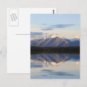 Alaskan Mountain Sunset Postkarte (Vorne/Hinten)