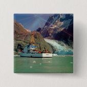 Alaskan Mountain View mit Boot Button (Vorderseite)