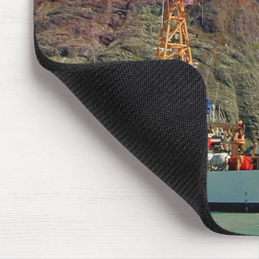 Alaskan Mountain View mit Boot Mousepad (Ecke)