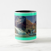 Alaskan Mountain View mit Boot Tasse (Zentrum)