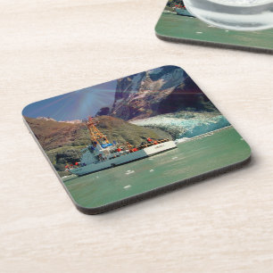 Alaskan Mountain View mit Boot Untersetzer