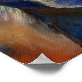 Alaskan Mr Moosey Moose Moster Poster (Ecke)