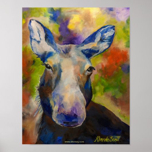 Alaskan Mr Moosey Moose Moster Poster (Vorne)