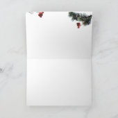 Alaskan Northern Lights Urlaubskarte Feiertagskarte (Innenseite)