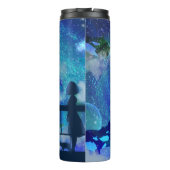 Alaskan Orca Whales Thermosbecher (Rückseite)