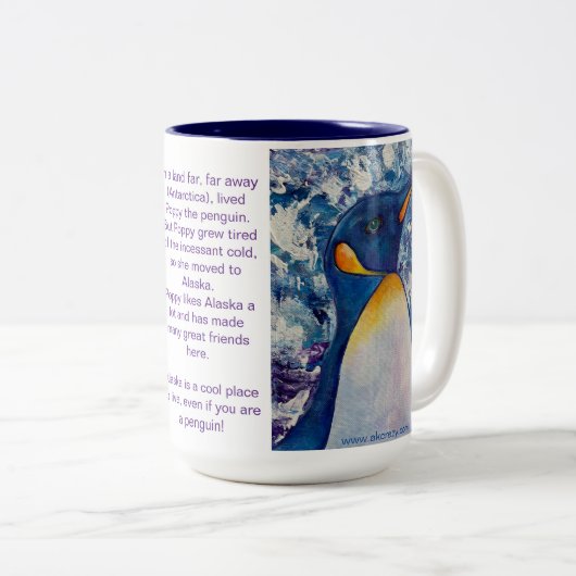Alaskan Penguin 15oz Tasse (VorderseiteRechts)