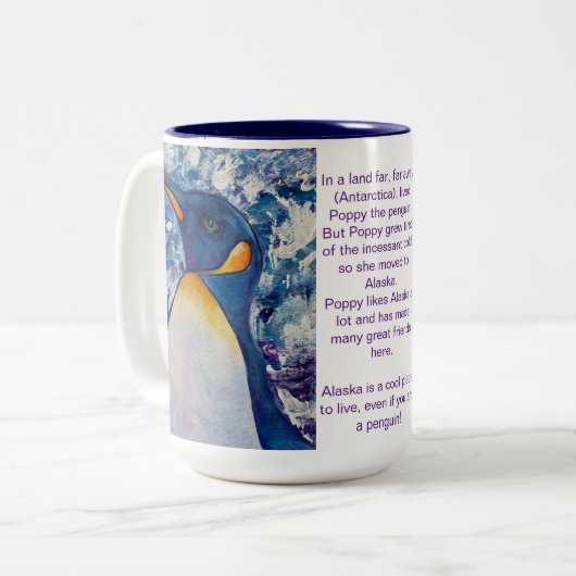 Alaskan Penguin 15oz Tasse (Vorderseite Links)