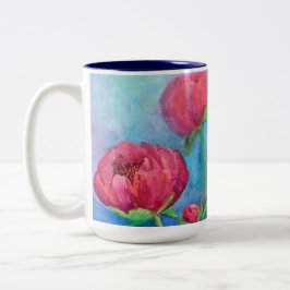 Alaskan Peonies 15oz Tasse