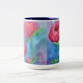 Alaskan Peonies 15oz Tasse (Mittel)