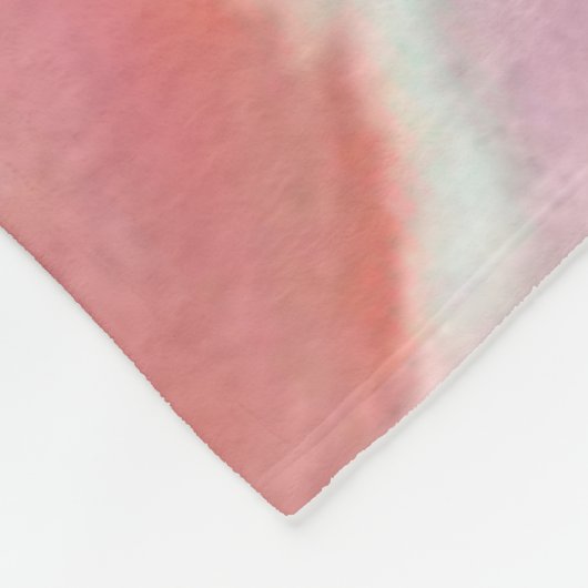 Alaskan Peonies Fleece Blanket (Ecke)