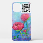 Alaskan Peonies iPhone 12 pro Fall Case-Mate iPhone Hülle (Rückseite)