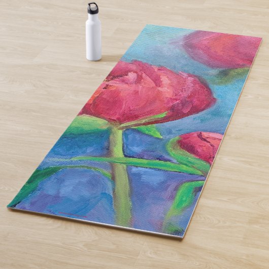 Alaskan Peonies Yoga Mat Yogamatte (Beispiel)