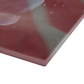 Alaskan Polar Bear American Flag Schneidebrett (Ecke)