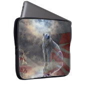 Alaskan Polar Bear Laptopschutzhülle (Vorne Rechts)