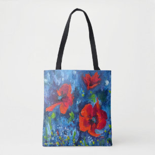 Alaskan Poppies Garden Tote Bag Tasche