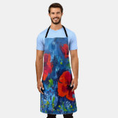 Alaskan Poppies Schürze (Getragen)