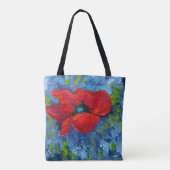 Alaskan Poppies Tote Bag Tasche (Rückseite)