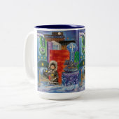 Alaskan Puppy Dreams im Hotel Captain Cook Tasse (Vorderseite Links)