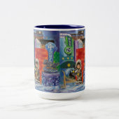 Alaskan Puppy Dreams im Hotel Captain Cook Tasse (Mittel)