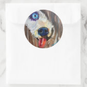 Alaskan Puppy Sled Dog Transport Sticker (Tasche)