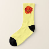 Alaskan Red Poppy Colorful Blume Socken (Links - Außen)