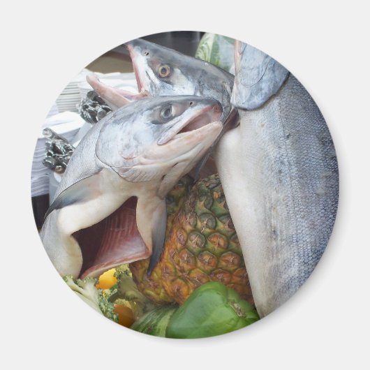 Alaskan Salmon Buffet Magnet (Vorne)