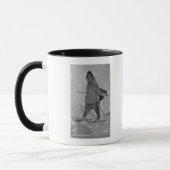 Alaskan Siegel Hunter mit Schneeschuhen Fotografie Tasse (Links)