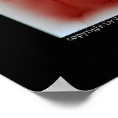 Alaskan Snow Wolves Poster (Ecke)