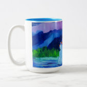 Alaskan Snowman Zwei Töne 15oz Tasse (Links)
