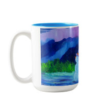 Alaskan Snowman Zwei Töne 15oz Tasse