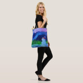 Alaskan Snowmen Canvas Tote Tasche (Am Model)