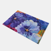 Alaskan Stiefmütterchens Doormat Fußmatte (Schrägansicht)