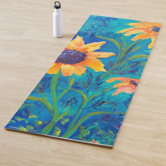 Alaskan Sunflowers Yogamatte (Beispiel)