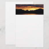 Alaskan Sunset I Beautiful Alaska Fotografie Briefpapier (Vorne/Hinten)
