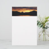 Alaskan Sunset I Beautiful Alaska Fotografie Briefpapier (Stehend Vorderseite)