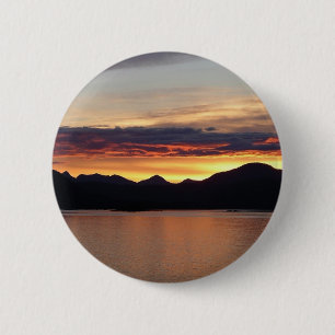 Alaskan Sunset I Beautiful Alaska Fotografie Button