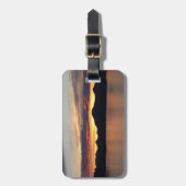 Alaskan Sunset I Beautiful Alaska Fotografie Gepäckanhänger (Vorderseite vertikal)