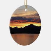Alaskan Sunset I Beautiful Alaska Fotografie Keramikornament (Rechts)