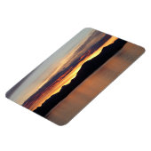 Alaskan Sunset I Beautiful Alaska Fotografie Magnet (Linke Seite)