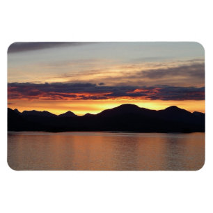 Alaskan Sunset I Beautiful Alaska Fotografie Magnet