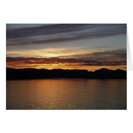 Alaskan Sunset II Schöne Alaska Fotografie (Vorderseite (Horizontal))