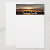 Alaskan Sunset II Schöne Alaska Fotografie Briefpapier (Vorne/Hinten)