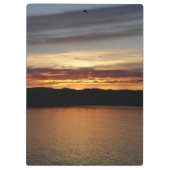 Alaskan Sunset II Schöne Alaska Fotografie Klemmbrett (Rückseite)